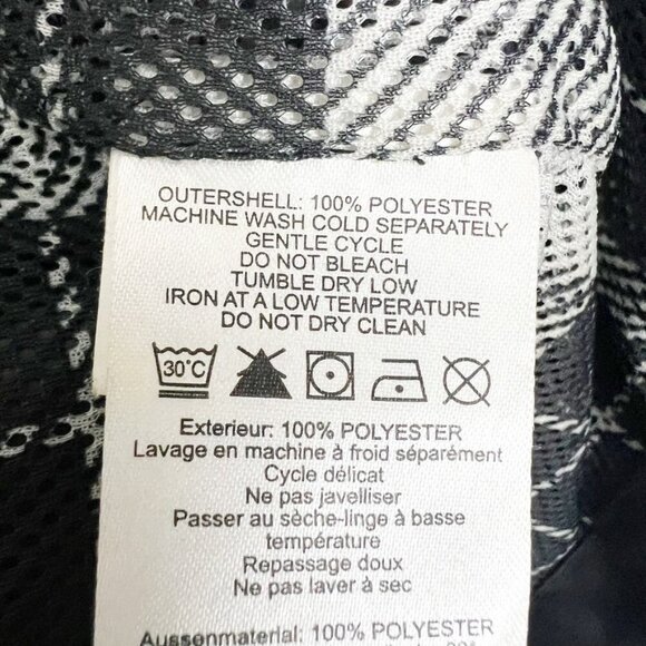 Burton DryRide Hooded Lightweight Jacket Black w/Plaid Lining. Men's Size XL - Picture 14 of 16